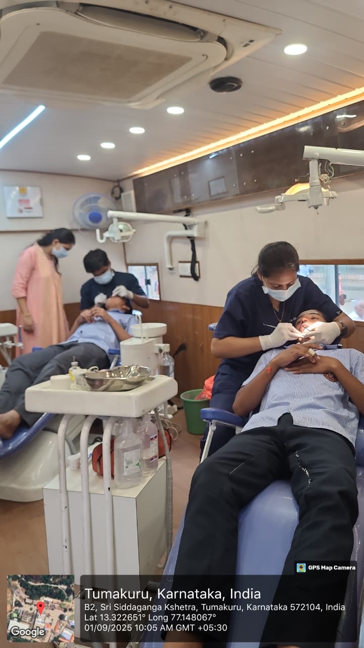 Dental screening and treatment camp